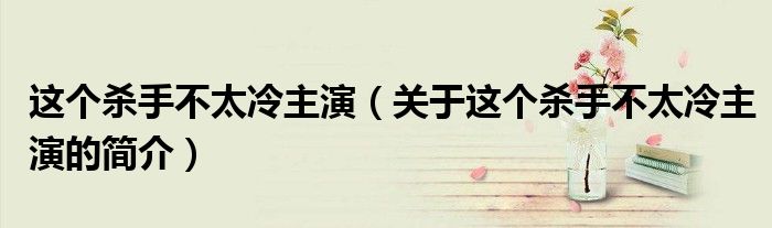 這個殺手不太冷主演（關于這個殺手不太冷主演的簡介）