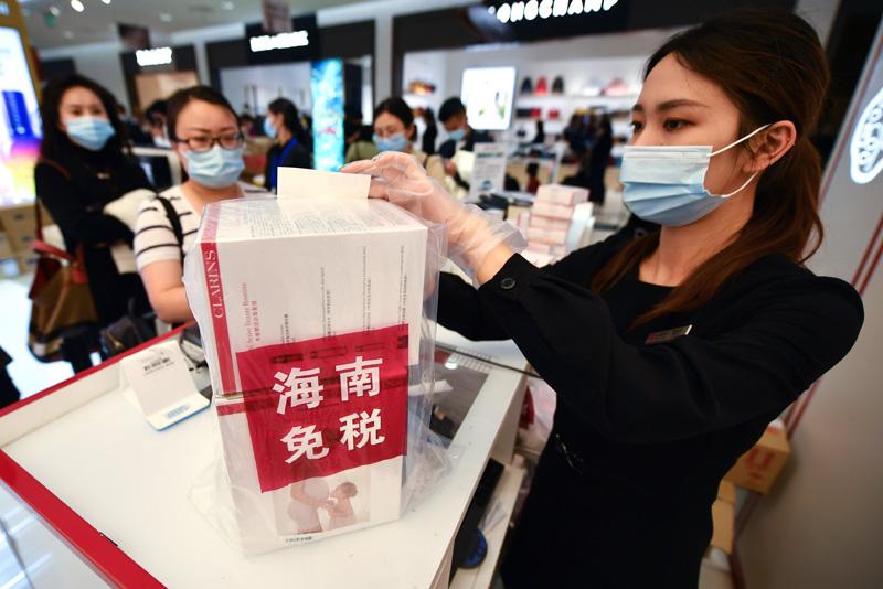 海南離島免稅單日銷售額連續(xù)7天超億元，酒店訂單同比增34%